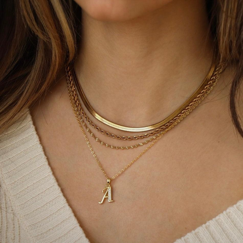 Shining Snake Necklace - EVRYJEWELS