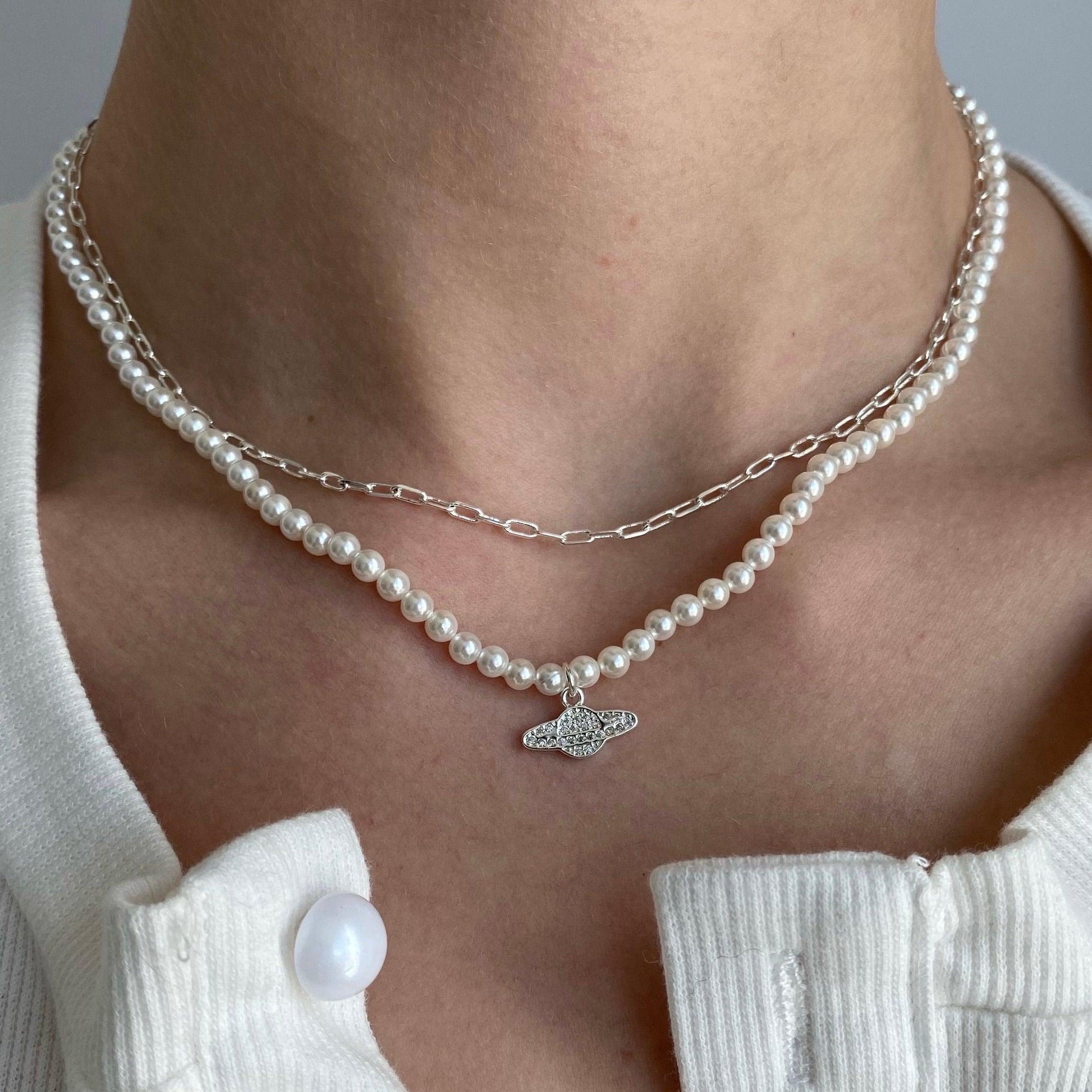Space Baby Necklace - EVRYJEWELS