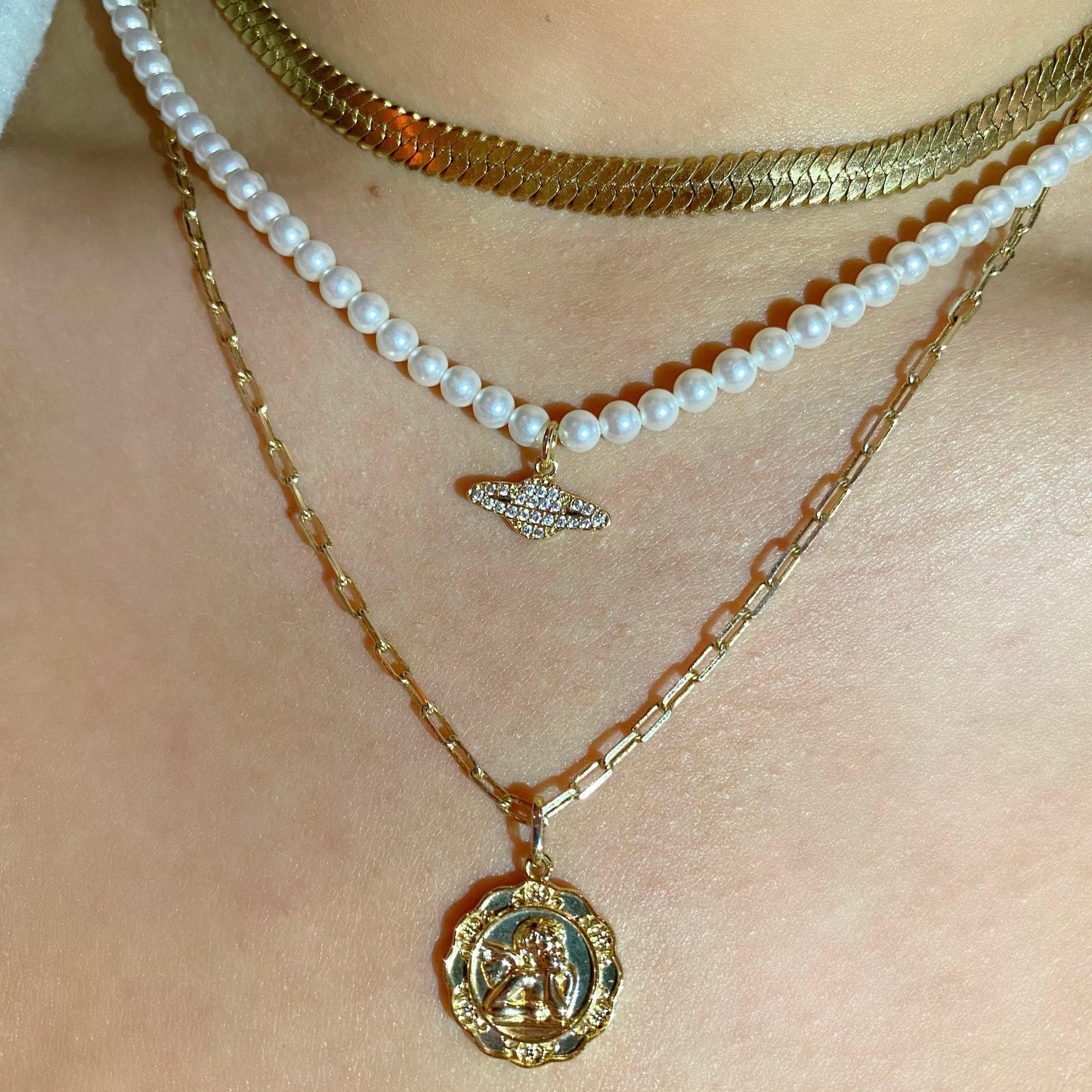 Space Baby Necklace - EVRYJEWELS