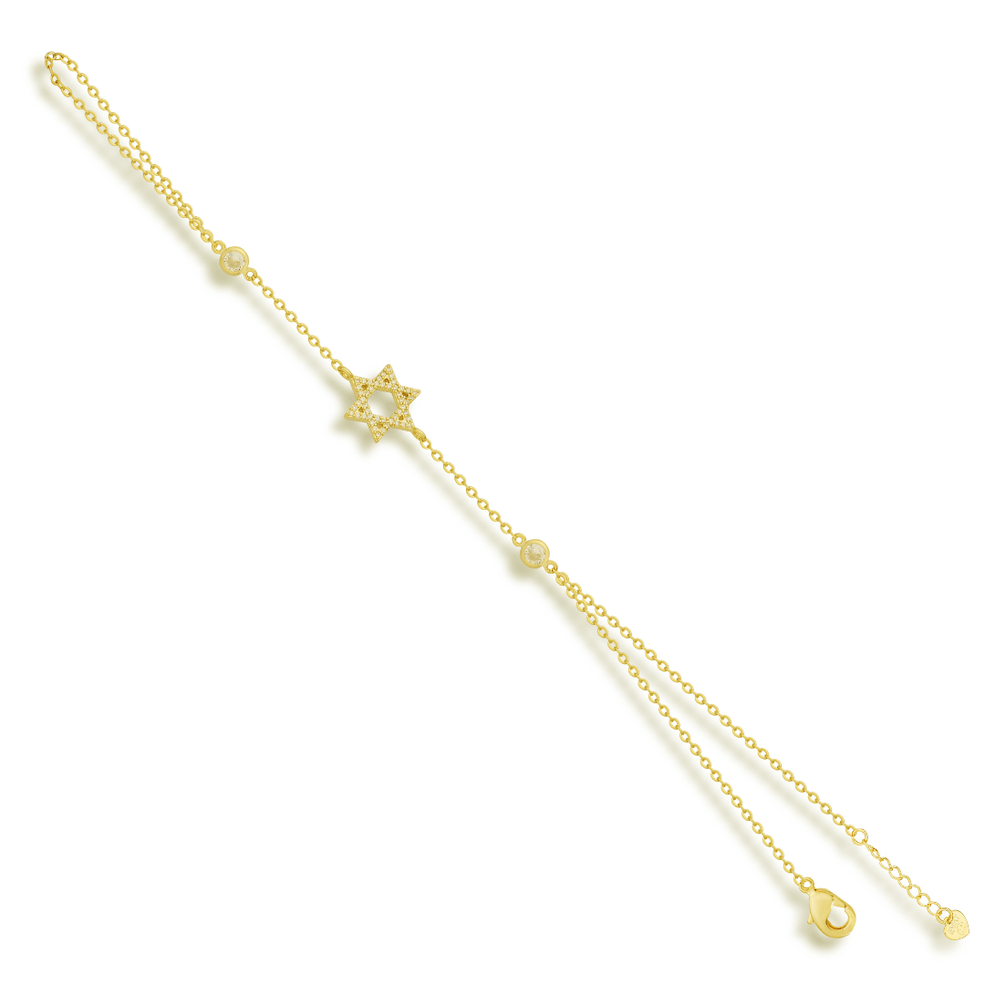 Star of David Hand Chain - EVRYJEWELS