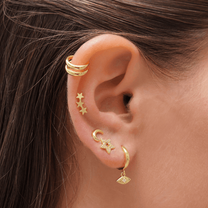 Double Up Ear Cuff - EVRYJEWELS
