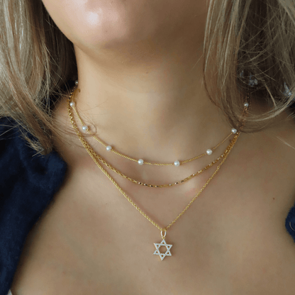 Star of David Necklace - EVRYJEWELS
