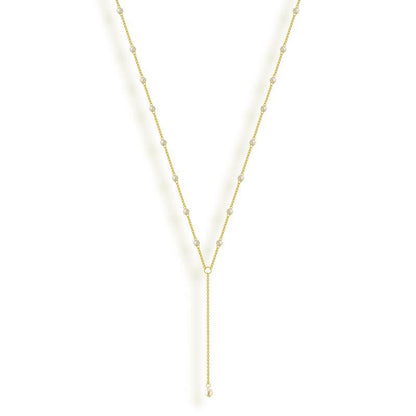 Sweet Pearl Lariat Necklace - EVRYJEWELS