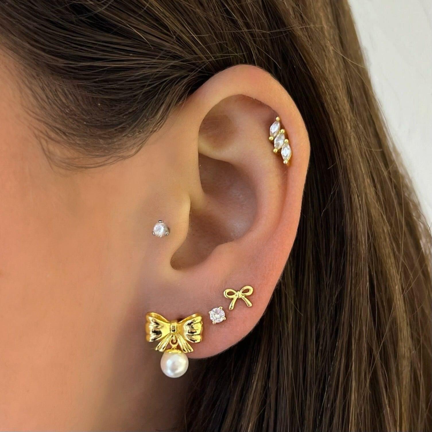 Take A Bow Earrings - EVRYJEWELS