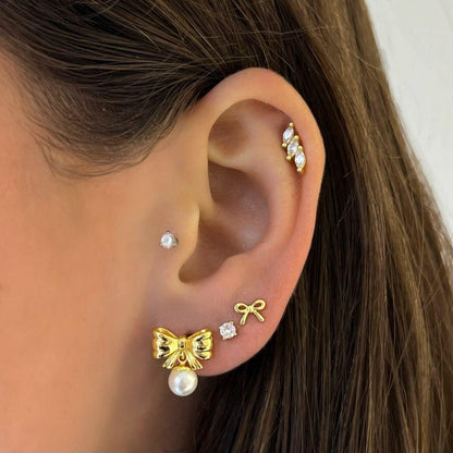 Take A Bow Earrings - EVRYJEWELS