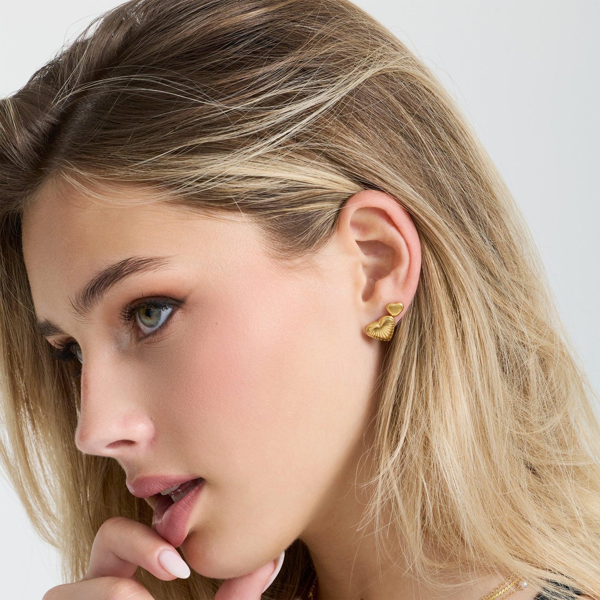 Hopelessly Devoted Earrings - EVRYJEWELS
