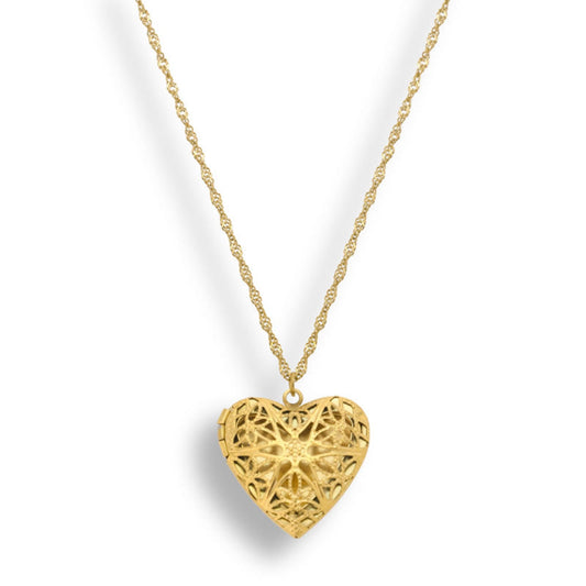 Vintage Locket Necklace - EVRYJEWELS