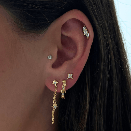 Wish Upon A Star Earrings - EVRYJEWELS