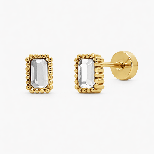 Baby Glow Flat Back Earrings - EVRYJEWELS