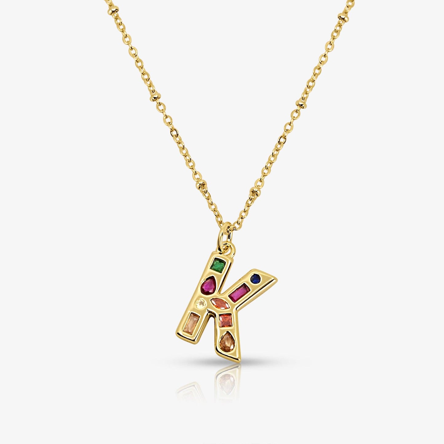 Bright Babe Initial Necklace - EVRYJEWELS