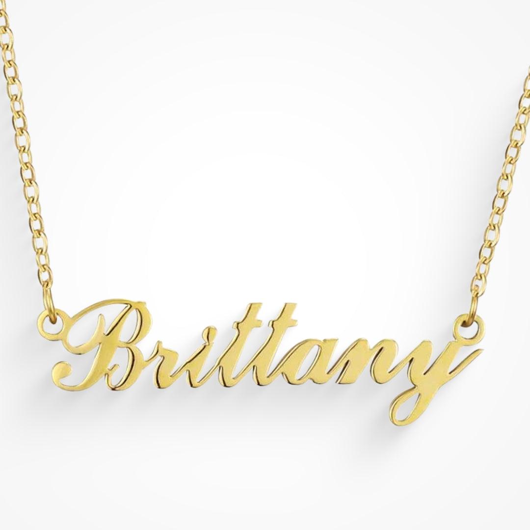 Custom/Personalized Nameplate Necklace - EVRYJEWELS