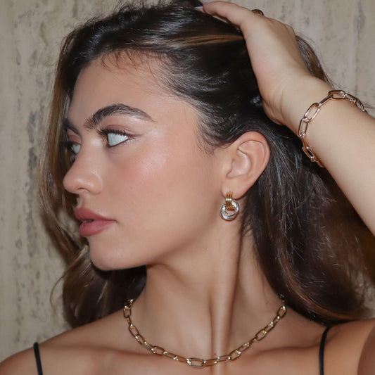 Interlock Earrings - EVRYJEWELS