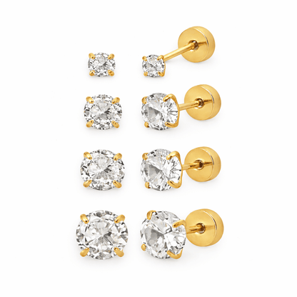 Flat Back Earrings Set Collection - EVRYJEWELS