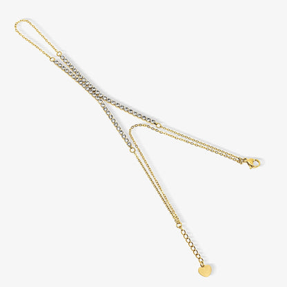 Frosted Tennis Hand Chain - EVRYJEWELS
