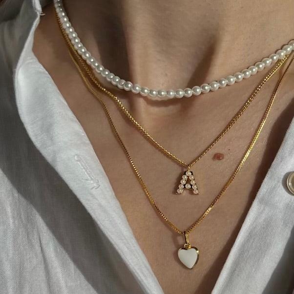 Girly Pearly Necklace - EVRYJEWELS