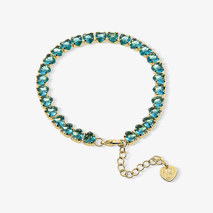 Fergie Heart Tennis Bracelet - EVRYJEWELS