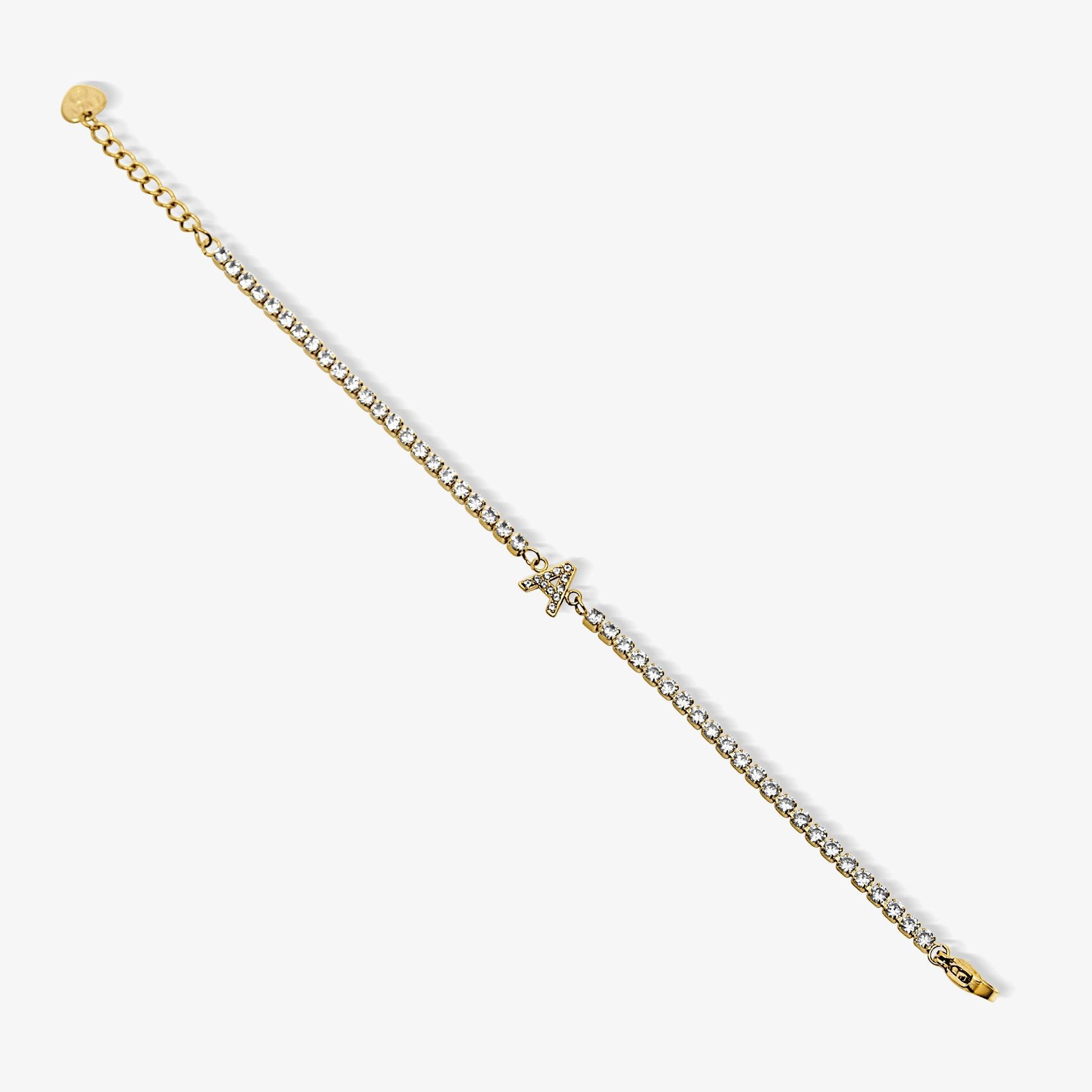 Icy Initial Tennis Bracelet - EVRYJEWELS