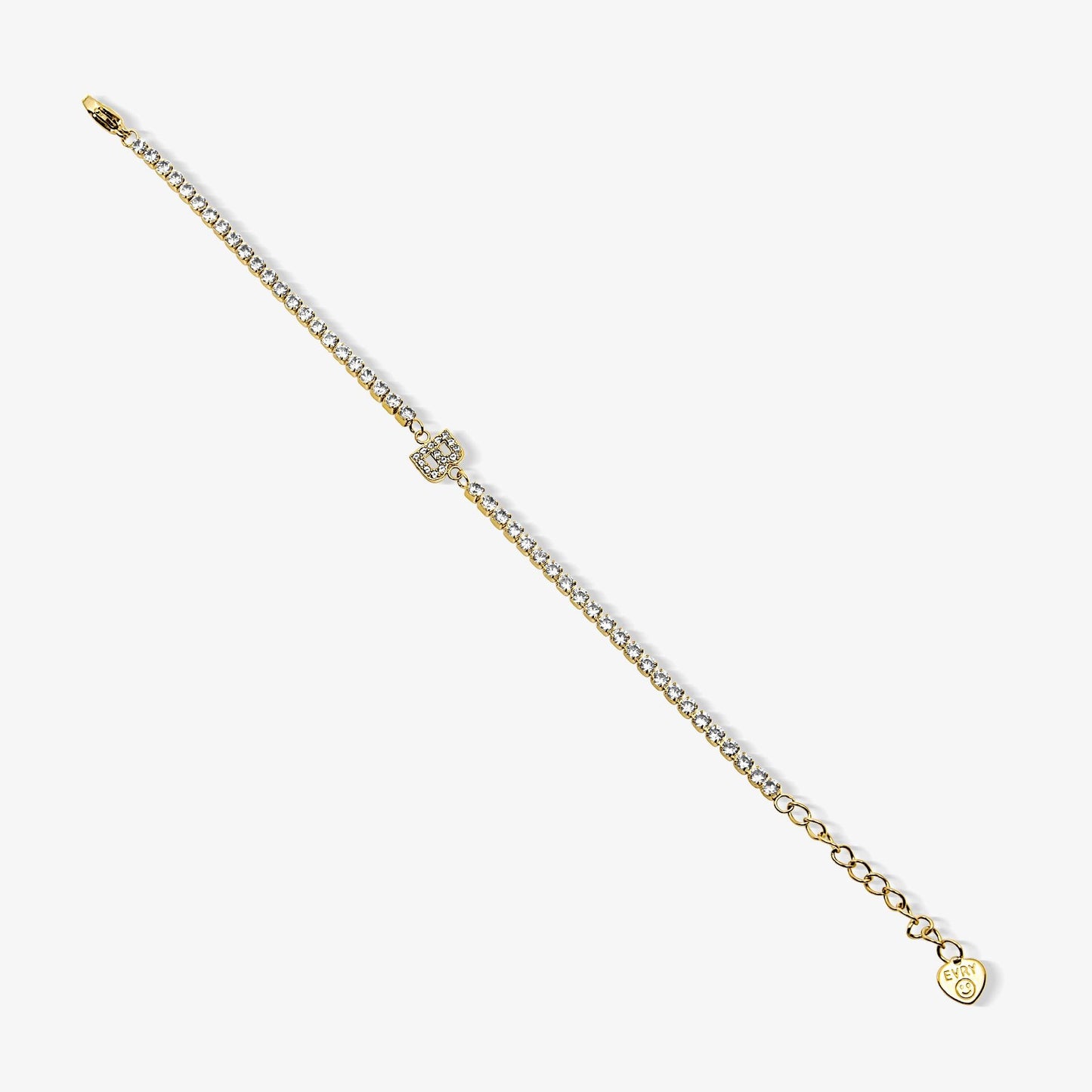 Icy Initial Tennis Bracelet - EVRYJEWELS