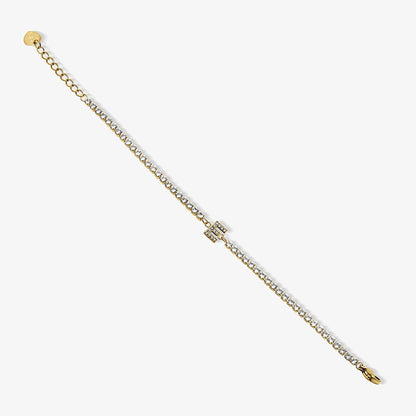 Icy Initial Tennis Bracelet - EVRYJEWELS