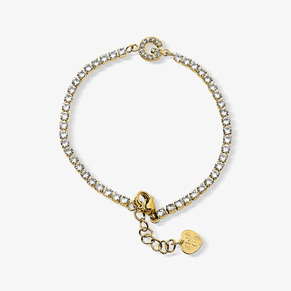 Icy Initial Tennis Bracelet - EVRYJEWELS