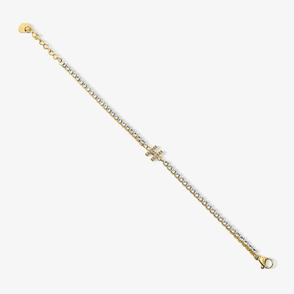 Icy Initial Tennis Bracelet - EVRYJEWELS