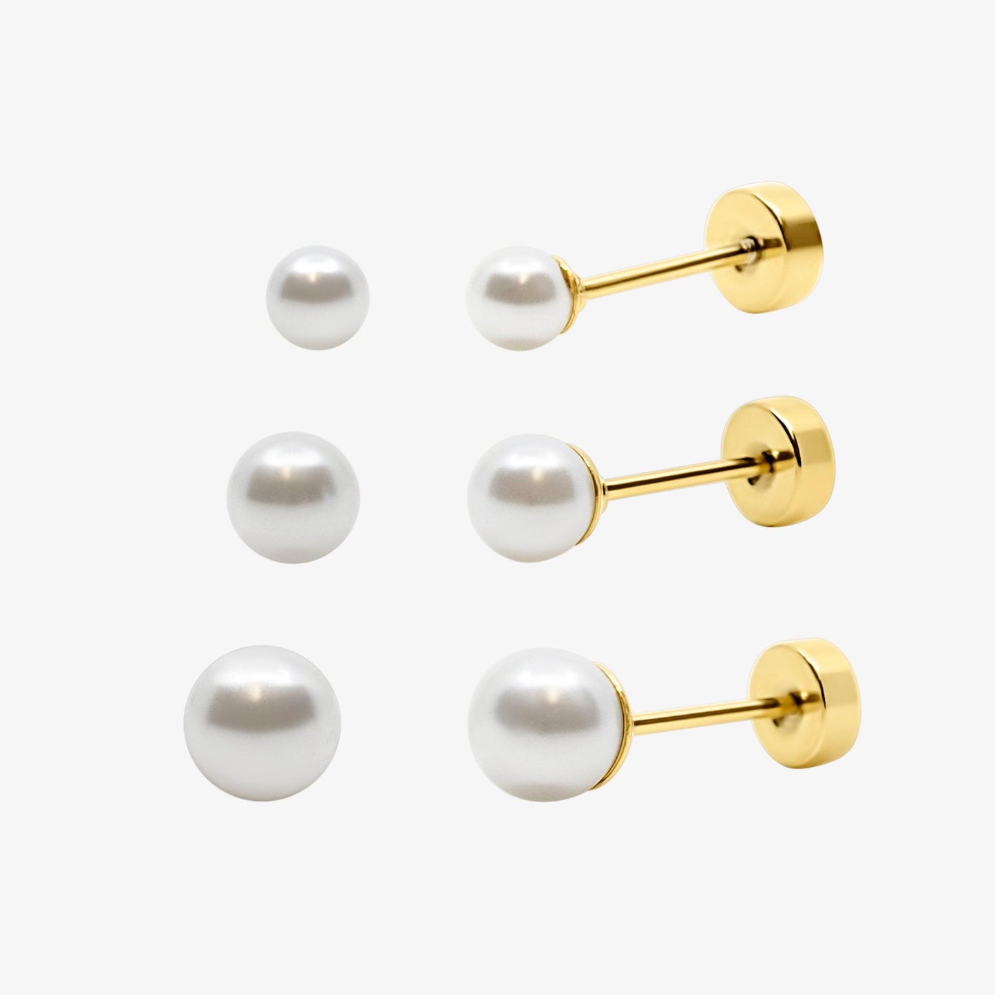 Flat Back Earrings Set Collection - EVRYJEWELS