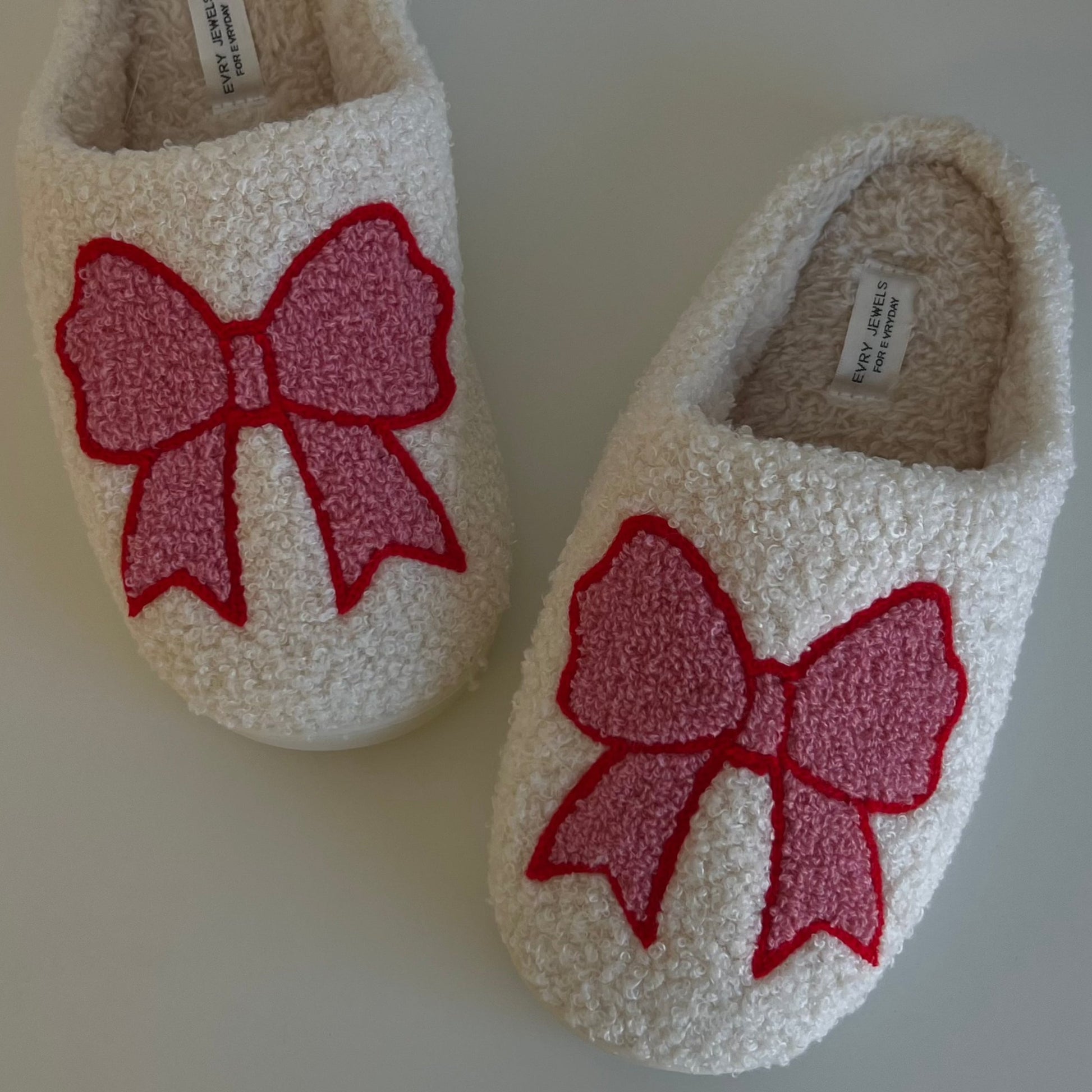 Put a Bow on It Slippers - EVRYJEWELS