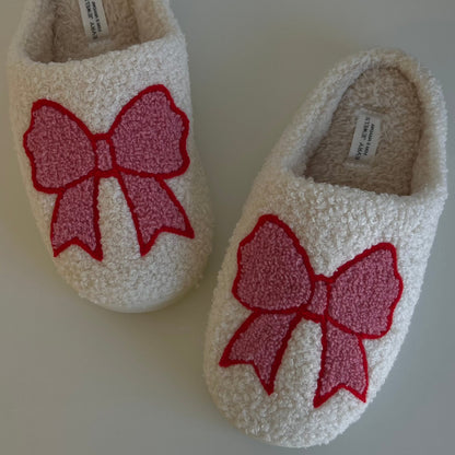Put a Bow on It Slippers - EVRYJEWELS