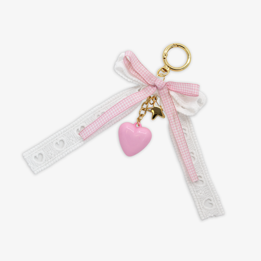 Sweet Bow Bag Charm - EVRYJEWELS