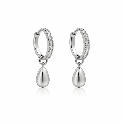 Shimmer Tear Earrings - EVRYJEWELS