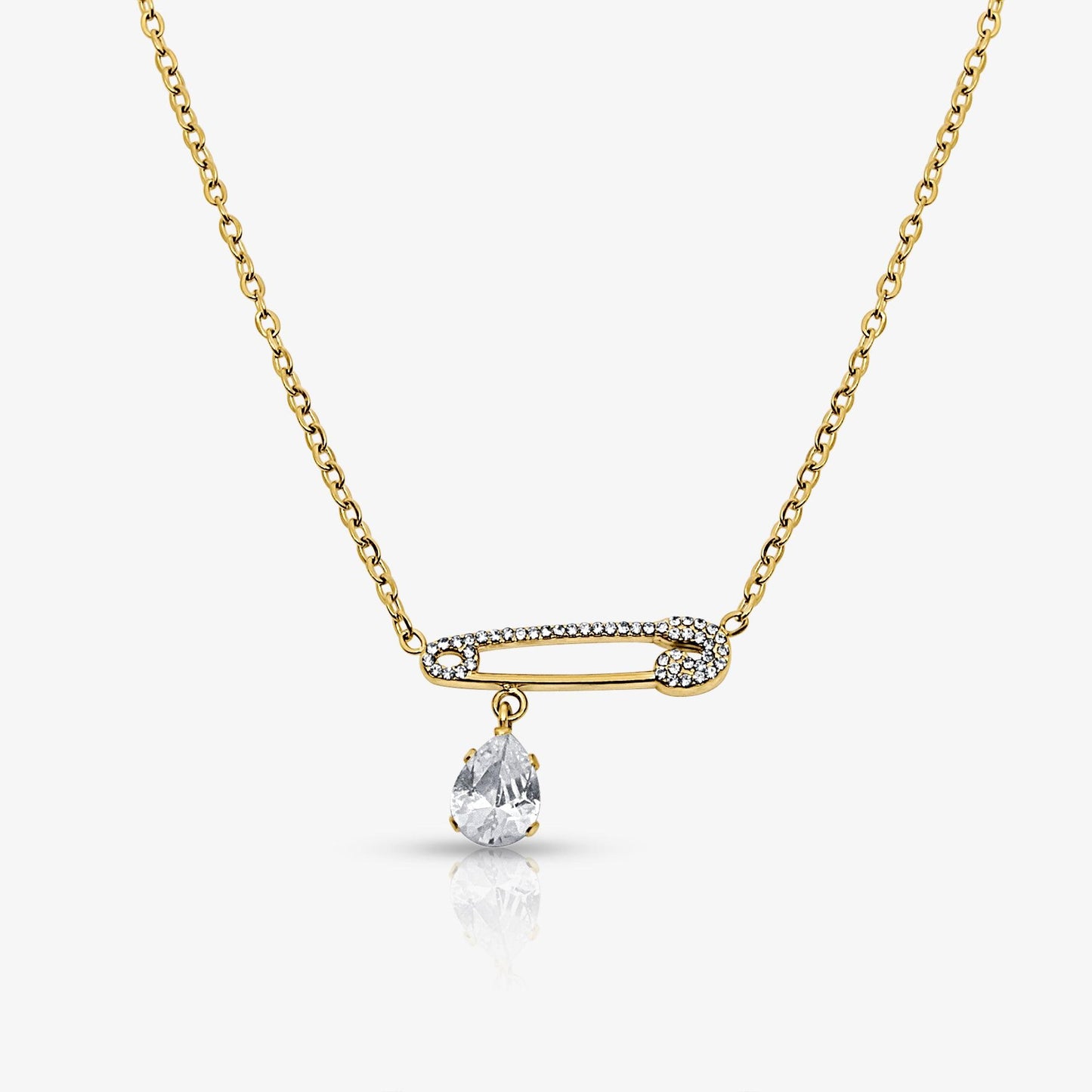 Shiny Pin Necklace - EVRYJEWELS