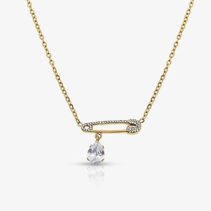 Shiny Pin Necklace - EVRYJEWELS
