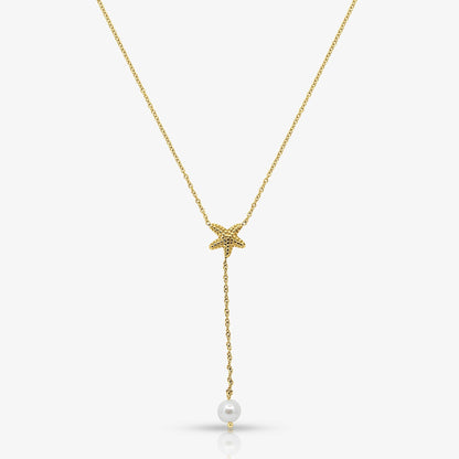 Pearly Sea Lariat Necklace - EVRYJEWELS