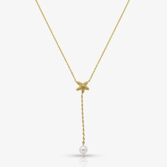 Pearly Sea Lariat Necklace - EVRYJEWELS