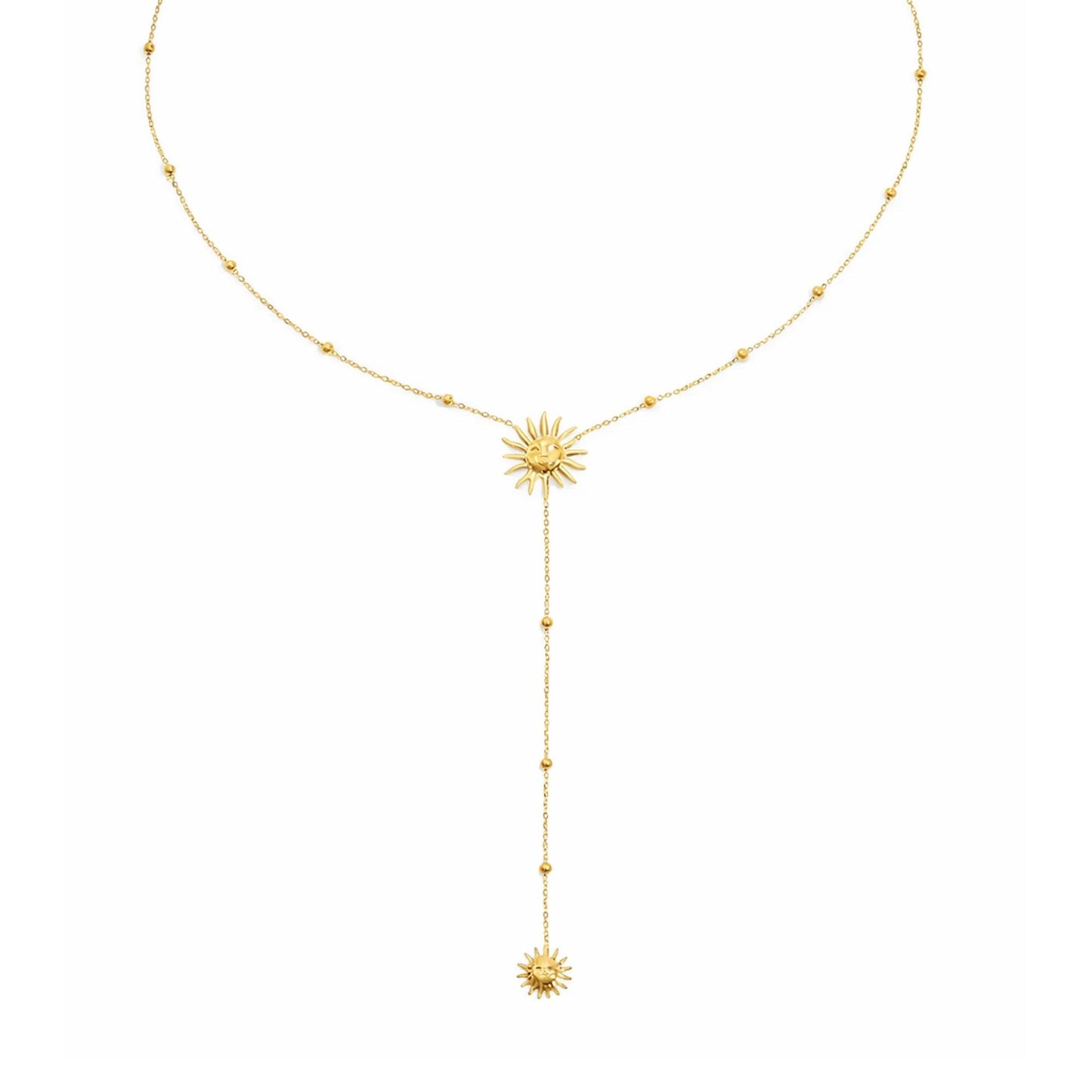 Sunny Glow Lariat Necklace - EVRYJEWELS