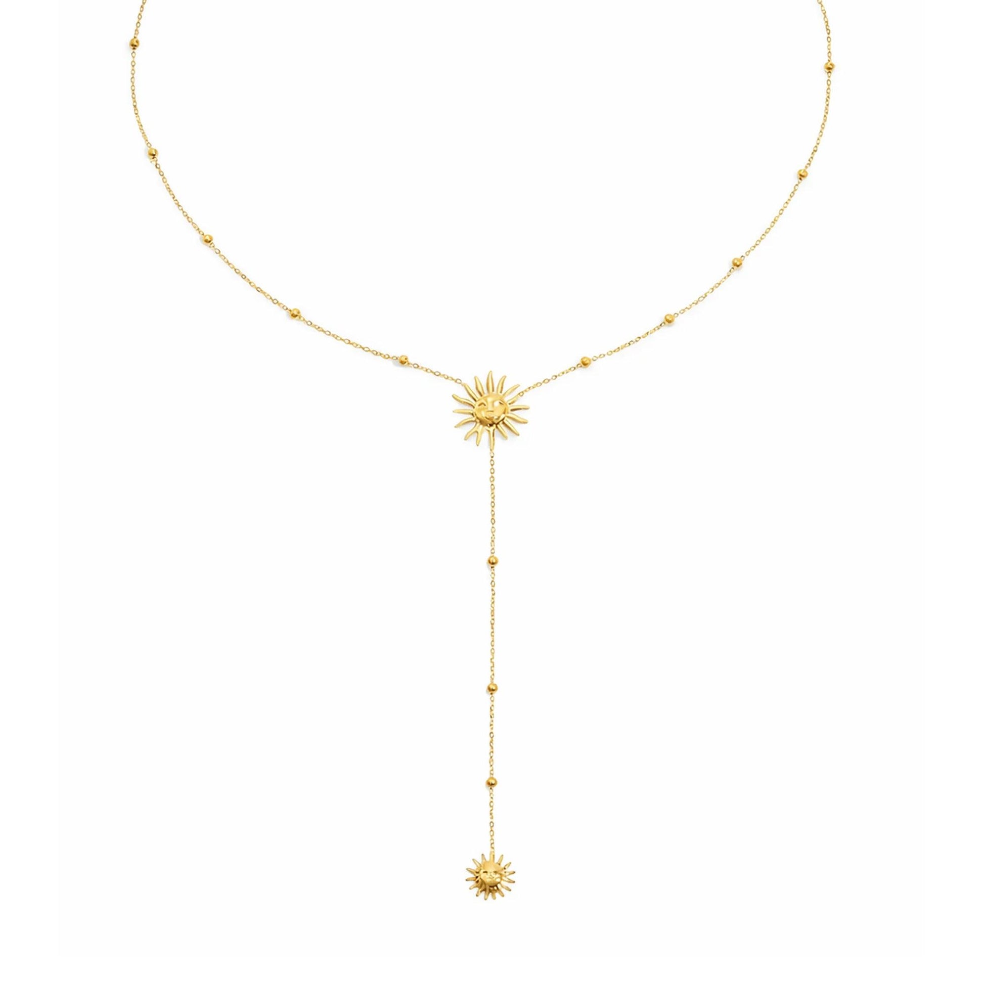 Sunny Glow Lariat Necklace - EVRYJEWELS