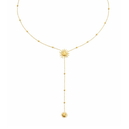 Sunny Glow Lariat Necklace - EVRYJEWELS