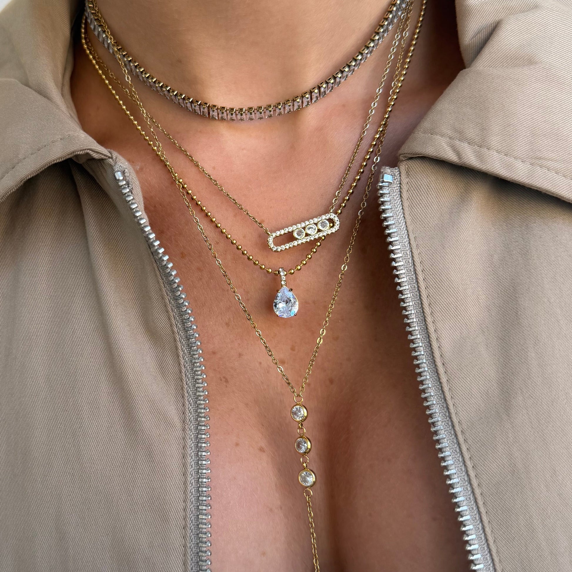 Touch of Glow Lariat Necklace - EVRYJEWELS