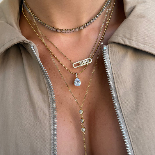 Touch of Glow Lariat Necklace - EVRYJEWELS