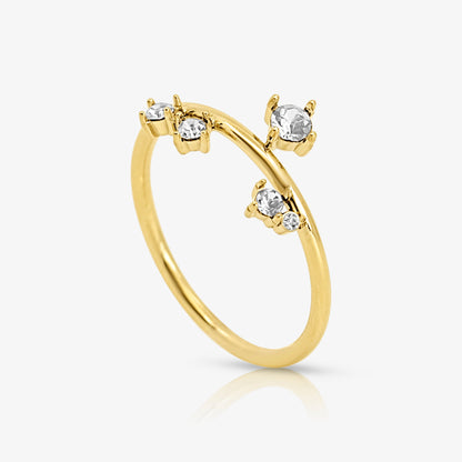 Triple Spark Drop Ring - EVRYJEWELS