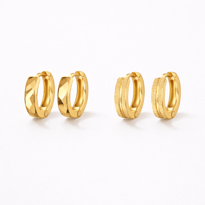 Twice As Nice Hoop Earring Pack - EVRYJEWELS